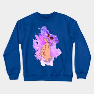 Brush in hand Crewneck Sweatshirt